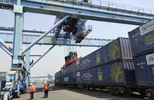 Last month JNPT handled its first dwarf container double stack train