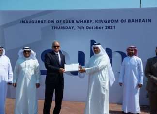 Celebrating the opening of the new SULB berth in Bahrain