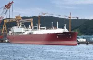 The recently delivered LNG carrier Global Sea Spirit