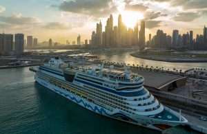 AIDABella at Dubai Harbour Cruise Terminal