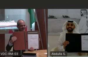 The agreement was signed virtually by Abdulla Abdul Aziz Al Shamsi, Head of UAE New Initiatives at Mubadala, and Giuseppe Giordo, General Manager of Fincantieri Naval Vessels Division
