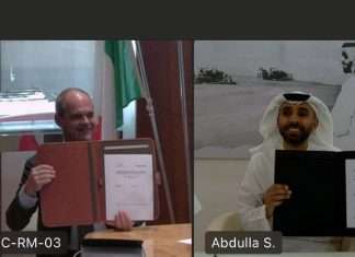 The agreement was signed virtually by Abdulla Abdul Aziz Al Shamsi, Head of UAE New Initiatives at Mubadala, and Giuseppe Giordo, General Manager of Fincantieri Naval Vessels Division
