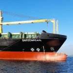 The Safeen Pearl, which has a nominal handling capacity of 966 TEU, was built in South Korea in 2012.