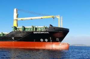 The Safeen Pearl, which has a nominal handling capacity of 966 TEU, was built in South Korea in 2012.