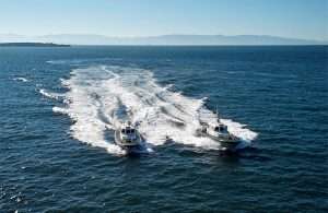The two new pilot boats for Port Qasim