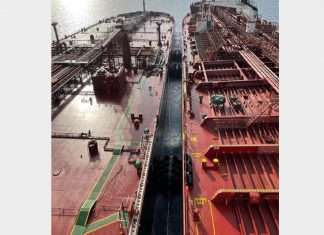 The first STS operations underway in Yanbu