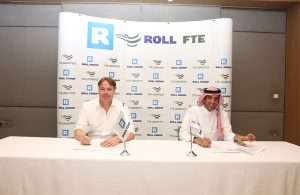 The joint venture agreement was signed by Roll Group CEO, Peter Rondhuis, and FTE Heavylift CEO, Fawaz Al Shammari.