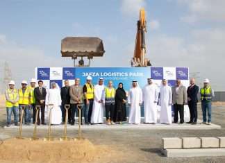 The ground breaking ceremony for the new JAFZA Logistics Park