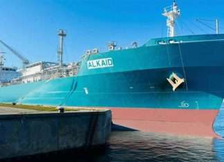 The LPG carrier Alkaid, recently acquired by Al Seer Marine