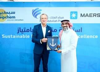 Sipchem has signed an agreement to use the Maersk logistics facility in King Abdullah Port
