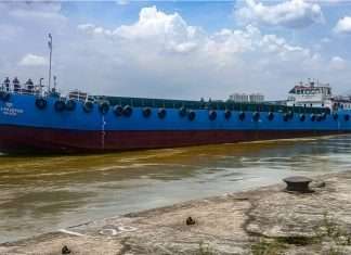 The first movement on Maersk’s end-to-end integrated logistics solution on the Indo-Bangladesh Protocol Route involved the transportation of containerised cargo from Kolkata, India, to a river port near Dhaka, Bangladesh