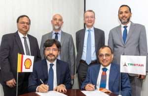 The completion of the sale was celebrated at an event in Dubai, attended by Eugene Mayne, Group CEO, Marco Bachechi, Group CFO, Balaji Nagabhushan, Group CAO, Raed Al Souki, Director- Business Development Middle East and Africa for Tristar Group, and Azmat Jafri, General Manager of Customer Operations in Asia Pacific and China and Marwan Ramadan, Regional Business manager and Project Manager for Shell and other officials from both companies