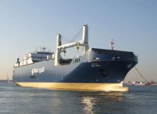 The ro-con vessel Bahri Abha launched the new Jakarta service