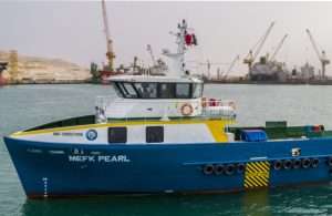 MEFK Pearl was recently launched at the Duqm shipyard