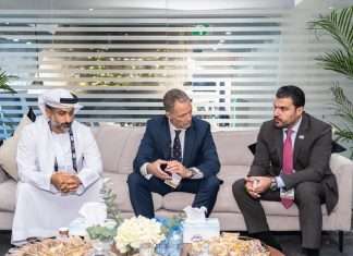 Left to Right: Ahmed Rahma Al Masaood, Vice Chair, Al Masaood Energy; Mark O’Neil, CEO, Columbia; Dr. Ahmad El Tannir, General Manager, Al Masaood Energy