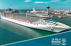 The cruise ship MSC Splendida, which kickstarted the third Saudi cruise season