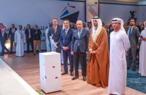 H.E. Sheikh Khalifa Bin Mohammed Bin Khalid Al Nahyan, UAE Ambassador to Jordan, and H.E. Tawfiq Kreishan, Deputy Prime Minister and Minister of Local Administration inaugurate Aqaba Cruise Terminal