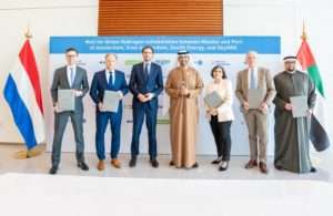 Masdar and Port of Amsterdam area working together to develop green hydrogen supply chains between the UAE and Northern Europe