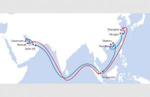 The ports of call for the further enhanced GCS service are: Shanghai - Ningbo- Nansha - Shekou – Singapore - Jebel Ali – Dammam – Hamad – Singapore – Shanghai