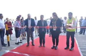 The official opening ceremony for the new MMLP at SAPM Terminals Pipavav