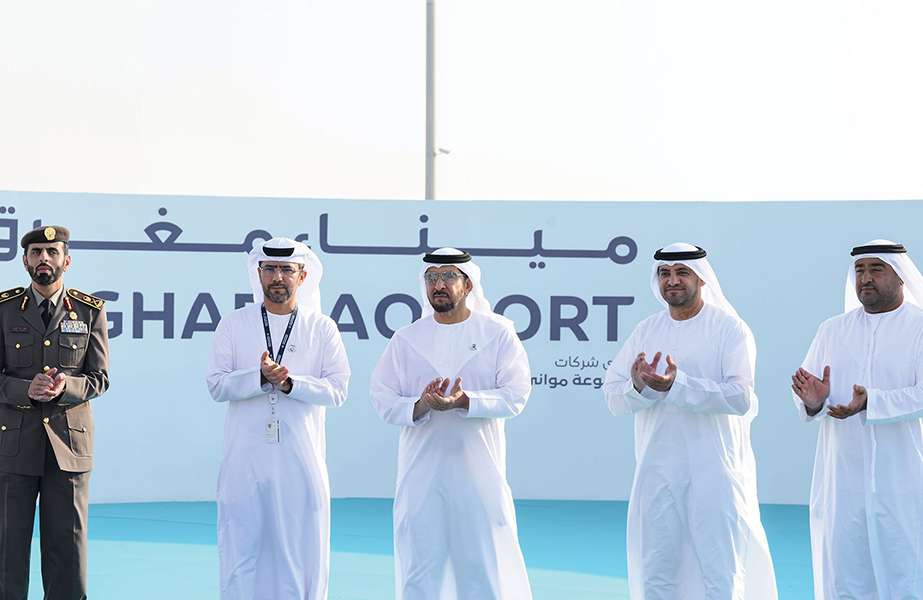 His Highness Sheikh Hamdan Bin Zayed Al Nahyan, the Ruler’s Representative in Al Dhafra Region, inaugurated Mugharraq Port in Al Dhannah city, Al Dhafra Region