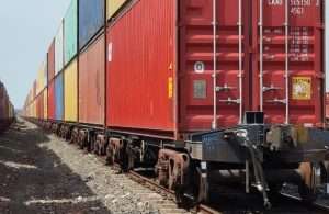 The volume of double stack train activity at Mundra port has increased significantly over the past year