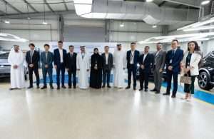 AD Ports and SPG executives gather to mark the signing of the cooperation agreement in the automotive sector