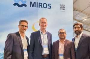 From left to right: Marius Five Aarset, Chief Executive Officer, Miros; Jonas Røstad, Chief Commercial Officer, Miros; Prasanth Gopalakrishnan, General Manager, Commercial Sales, Elcome; Manu Pillai, Manager, Automation, Elcome