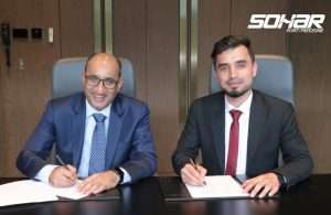 Fayez Hameedi of Nasim Chemicals and Oman Al Mahrizi, CEO Sohar Freezone