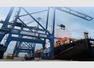 The Jolly Argento making its maiden call into Jeddah port