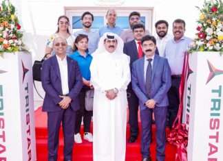 Tristar General Manager for Road Transport and Warehousing Shivananda Baikady and Country Manager for Qatar Praveen Pillai led the customers in the ribbon-cutting ceremonies.