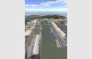 A computer generated impression of the new DACT facility in Damietta port