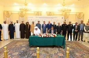 The signing of the agreement for KGTML to operate bulk and general cargo Berths in Karachi port