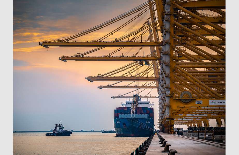 Container traffic remained steady at Jebel Ali port in 2023