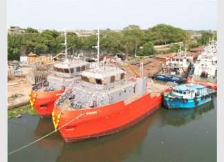 The two new tugs are destined for service offshore India