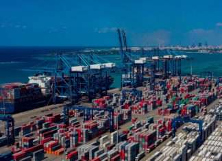 Container traffic moving via Jeddah has been impacted by ongoing regional geopolitical volatility