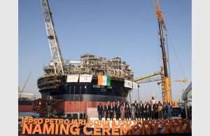 The naming ceremony for Pertrojarl Kong and FSO Yamoussoukro was attended by key figures, including Janarthanan Lakshmi Kanthan, Senior Vice President, EPC & Commercial - Drydocks World; Chris Brett, President - Altera Infrastructure Production; Guido Brusco, Chief Operating Officer Natural Resources - Eni; Mamadou Sangafowa-Coulibaly, Minister of Mines, Petroleum and Energy of Côte d’Ivoire; Fatoumata Sanogo, CEO Petroci and Minafou Kone Coulibaly, Director of Cabinet, Ministry of Finance and Budget, Côte d’Ivoire