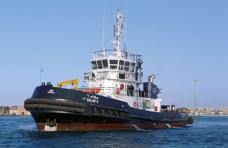 The VWT, Salam 6, operating in the Suez Canal