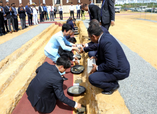 Colombo Dockyard (CDPLC) ceremonially laid the foundation stones to build a new engineering workshop at Hambantota International Port on 16th August 2024