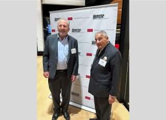Ravi Mehrotra, Founder Chairman of Foresight with Larry Summer, President Emeretus Harvard University and Former United States Secretary of the Treasury and Director US National Economic Council, at the launch of Ravi K. Mehrotra Institute for Business, Markets & Society at Questrom School of Business, Boston University