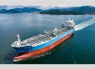 The oil and chemical tanker Betelgeuse, recently delivered to Al Seer Marine