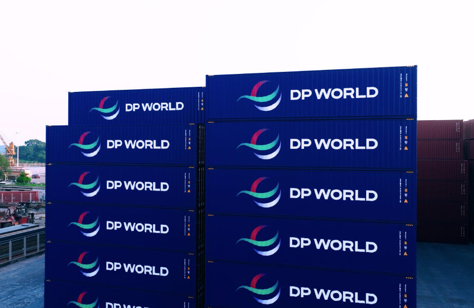 DP World has acquired containers with its own branding for the first time