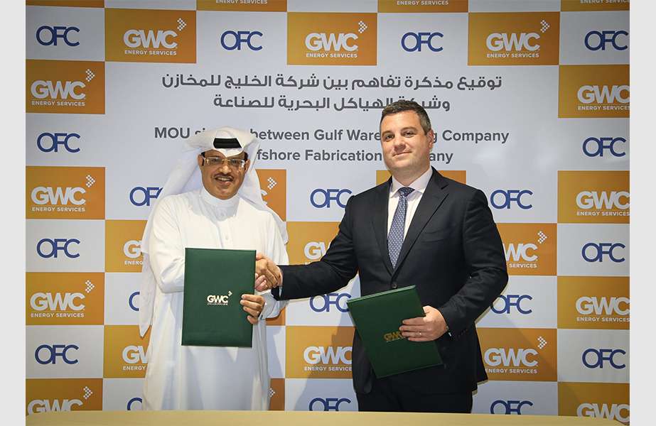 The MoU was signed by Matthew Kearns, Deputy CEO of GWC, and Eng. Fahhad Alharbi, CEO of OFC