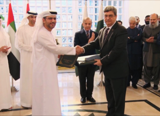 The MoUs were signed and exchanged in Islamabad in the presence of H.E Muhammad Shehbaz Sharif, Prime Minister of Pakistan, H.E. Dr Thani bin Ahmed Al Zeyoudi, UAE Minister of State for Foreign Trade, H.E Mohammad Ishaq Dar, Deputy Prime Minister and Minister of Foreign Affairs , H.E. Hamad Obaid Alzaabi, UAE Ambassador to the Islamic Republic of Pakistan, as well as a number of Cabinet Ministers and senior officials from AD Ports