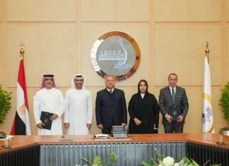 The Alexandra logistics MOU was signed in Cairo in the presence of His Excellency Lieutenant General Engineer Kamel Al Wazir, Egyptian Minister of Industry and Transport; Her Excellency Mariam Al Kaabi, UAE Ambassador to the Arab Republic of Egypt; and Captain Mohamed Juma Al Shamisi, Managing Director and Group CEO, AD Ports Group. The signing was conducted by Ahmed Al Mutawa, Regional CEO of AD Ports Group with Amr Ahmed Moustafa, Executive Managing Director of the Holding Company for Maritime and Land Transportation (HCMLT)