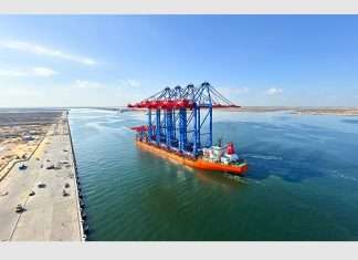 The latest batch of cranes arriving at SCCT