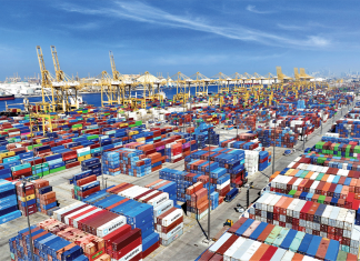 Container volumes handled at Jebel Ali in 2024 were at their highest level for almost ten years