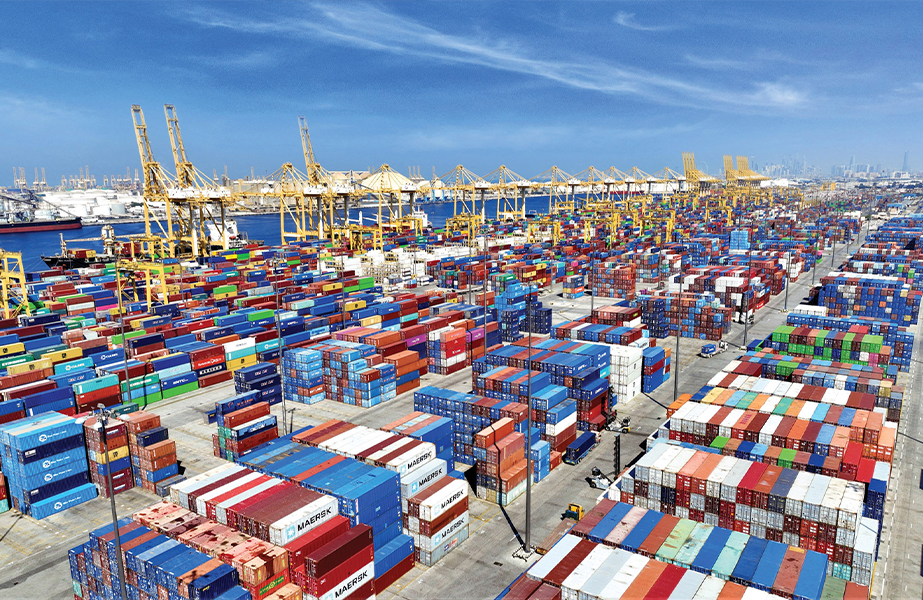 02 Container volumes handled at Jebel Ali in 2024 were at their highest level for almost ten years