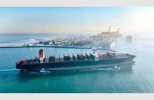 The Houston Express arriving at Jebel Ali