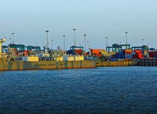 The JNPA coastal berth in operation